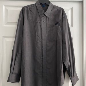Men’s Home Depot Port Authority gray long sleeve shirt size XL